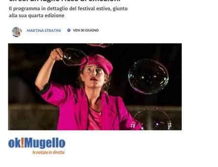 Mugello: A Barberino arriva La Rinascita della Bellezza fra teatro, musica e circo: un luglio ricco di emozioni